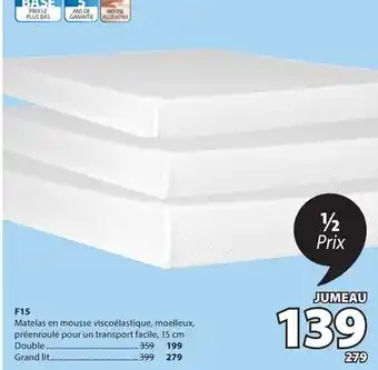 JYSK Matelas F15 offer