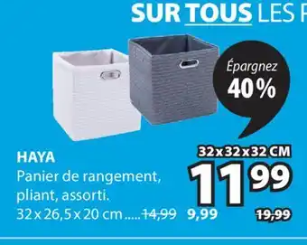 JYSK HAYA Panier de rangement offer