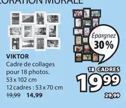 JYSK Cadre de collages pour 18 photos VIKTOR offer