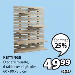 JYSK Étagère murale KETTINGE offer