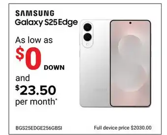 Visions Electronics SAMSUNG Galaxy S25 Edge offer