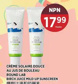 Kim Phat ROUND LAB BIRCH JUICE MILD-UP SUNSCREEN offer