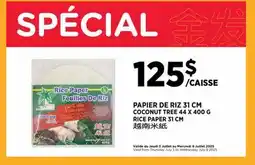 Kim Phat COCONUT TREE RICE PAPER 31 CM offer