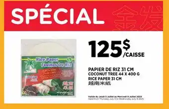 Kim Phat COCONUT TREE RICE PAPER 31 CM offer