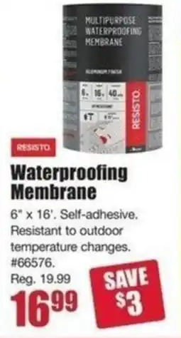 Timber Mart Waterproofing membrane offer