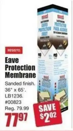 Timber Mart Eave protection membrane offer