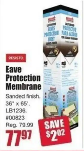 Timber Mart Eave protection membrane offer