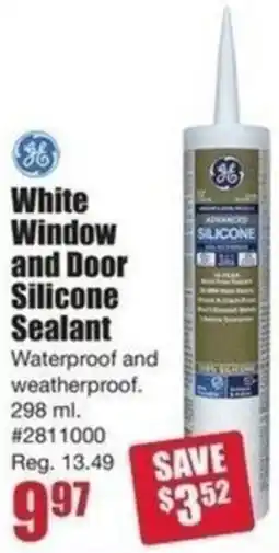 Timber Mart White window and door silicone sealant offer