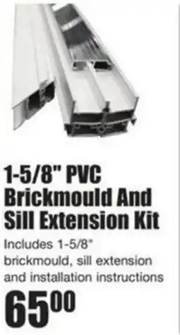 Timber Mart 1-5/8" PVC Brickmould And Sill Extension Kit offer