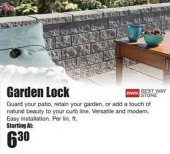 Timber Mart Garden lock offer