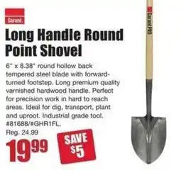 Timber Mart Long handle round point shovel offer