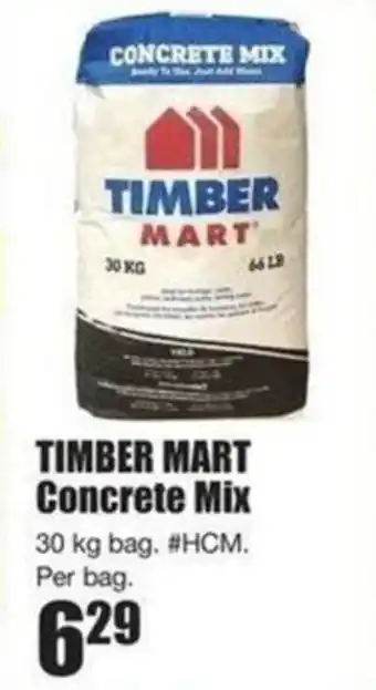 Timber Mart Timber mart concrete mix offer