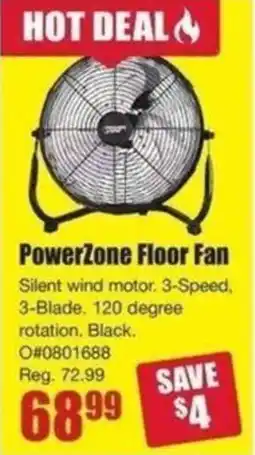 Timber Mart PowerZone Floor Fan offer