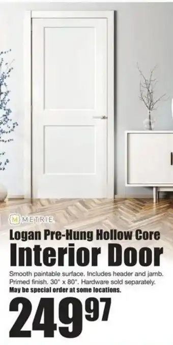 Timber Mart Logan Pre Hung Hollow Core Interior Door offer