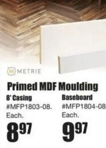 Timber Mart Primed MDF Moulding offer