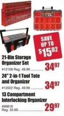 Timber Mart 21 Bin Storage Organizer Set offer