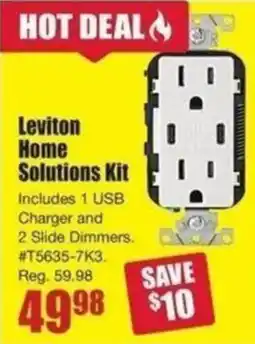 Timber Mart Leviton home solutions kit offer