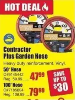 Timber Mart Contractor plus garden hose offer