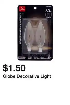 Dollarama Globe Decorative Light offer