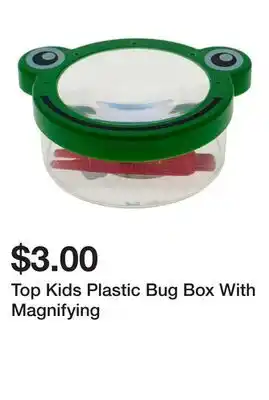 Dollarama Top Kids Plastic Bug Box With Magnifying offer