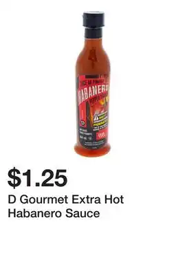 Dollarama D Gourmet Extra Hot Habanero Sauce offer
