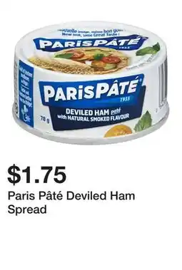 Dollarama Paris Pâté Deviled Ham Spread offer
