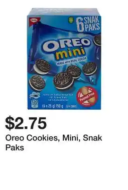 Dollarama Oreo Cookies, Mini, Snak Paks offer