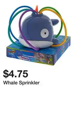 Dollarama Whale Sprinkler offer