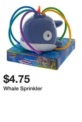 Dollarama Whale Sprinkler offer