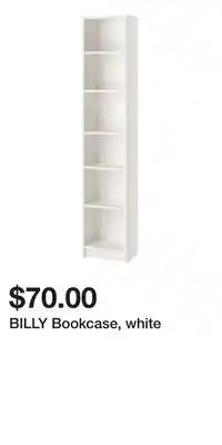 IKEA BILLY Bookcase, white offer