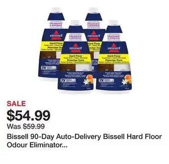 TSC Stores Bissell 90-Day Auto-Delivery Bissell Hard Floor Odour Eliminator Cleaning Formula (4-Pack) offer