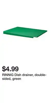 IKEA RINNIG Dish drainer, double-sided, green offer