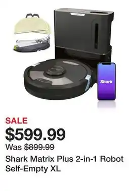 TSC Stores Shark Matrix Plus 2-in-1 Robot Self-Empty XL offer