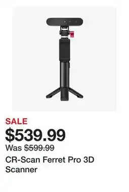 TSC Stores CR-Scan Ferret Pro 3D Scanner offer