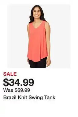 TSC Stores Brazil Knit Swing Tank offer