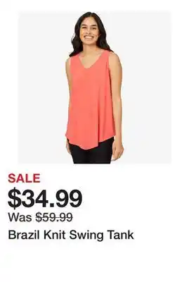 TSC Stores Brazil Knit Swing Tank offer