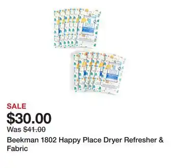 TSC Stores Beekman 1802 Happy Place Dryer Refresher & Fabric offer