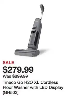 TSC Stores Tineco Go H2O XL Cordless Floor Washer with LED Display (GH503) offer