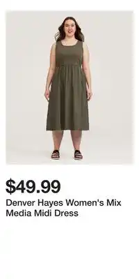 Mark's Denver Hayes Women's Mix Media Midi Dress offer
