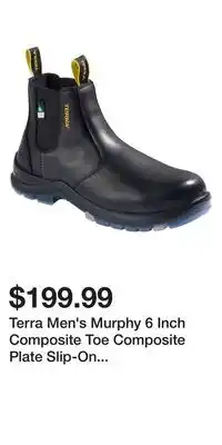 Mark's Terra Men's Murphy 6 Inch Composite Toe Composite Plate Slip-On Work Boots offer