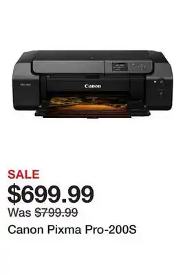 TSC Stores Canon Pixma Pro-200S offer