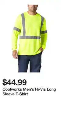 Mark's Coolworks Men's Hi-Vis Long Sleeve T-Shirt offer