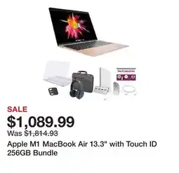 TSC Stores Apple M1 MacBook Air 13.3 with Touch ID 256GB Bundle offer