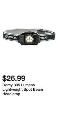 Mark's Dorcy 335 Lumens Lightweight Spot Beam Headlamp offer