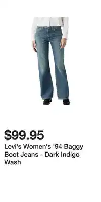 Mark's Levi's Women's '94 Baggy Boot Jeans - Dark Indigo Wash offer