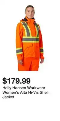 Mark's Helly Hansen Workwear Women's Alta Hi-Vis Shell Jacket offer