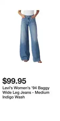 Mark's Levi's Women's '94 Baggy Wide Leg Jeans - Medium Indigo Wash offer