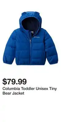 Mark's Columbia Toddler Unisex Tiny Bear Jacket offer
