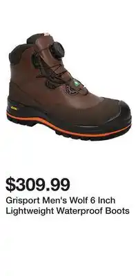 Mark's Grisport Men's Wolf 6 Inch Lightweight Waterproof Boots offer