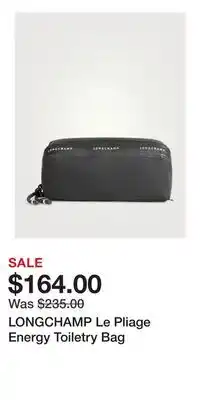 Holt Renfrew LONGCHAMP Le Pliage Energy Toiletry Bag offer